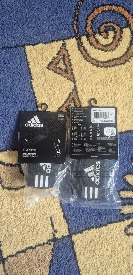 Páska na štulpne adidas - čierna,grátis mini chrániče
