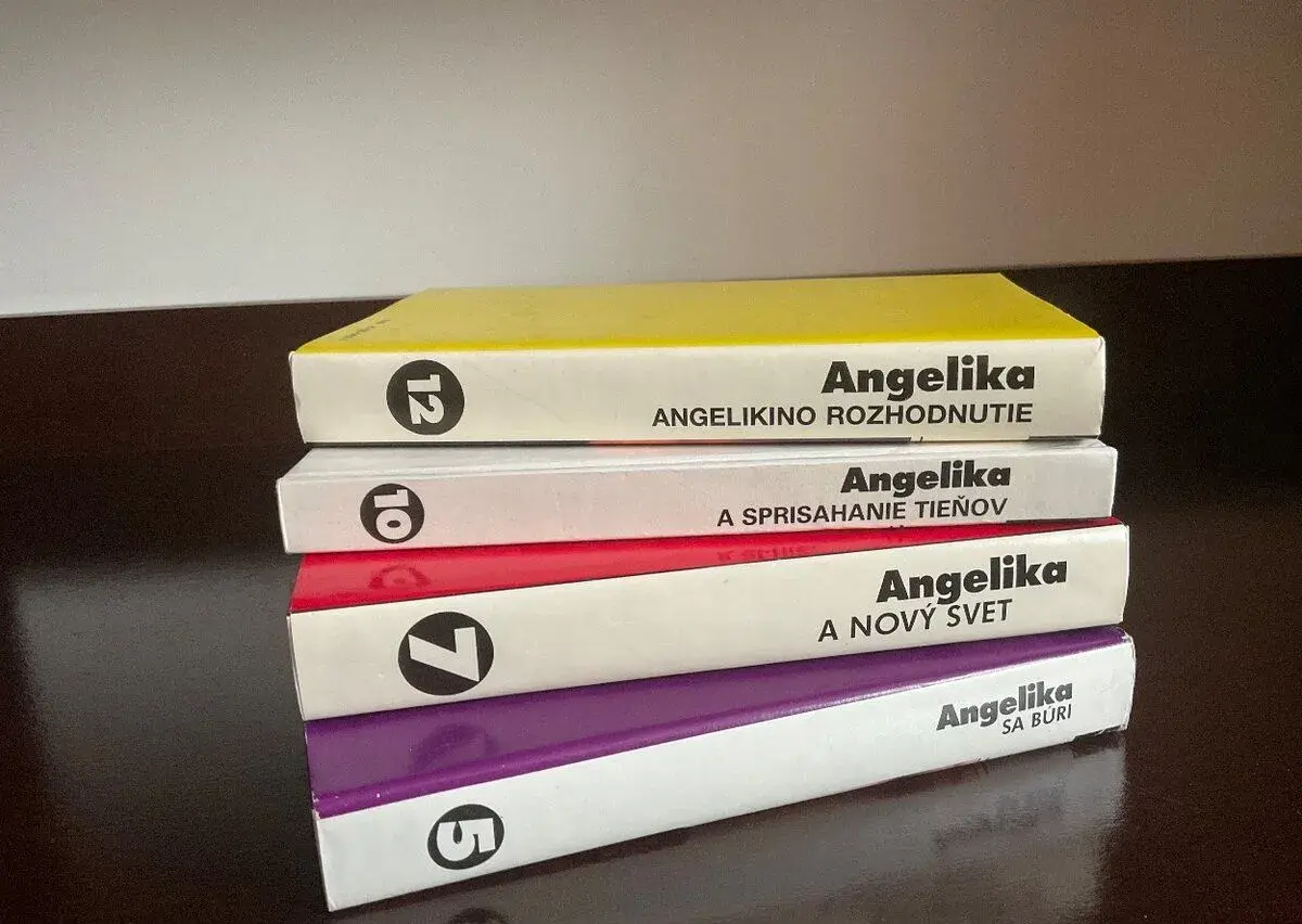 📖 Na predaj: čiastočnú sériu kníh Angelika (Anne a Serge Colon)