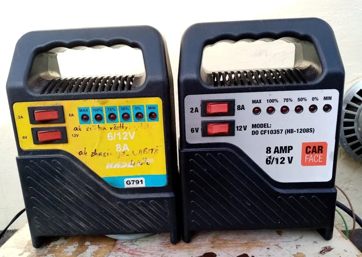 Nabijačky autobaterii 6v 12v -