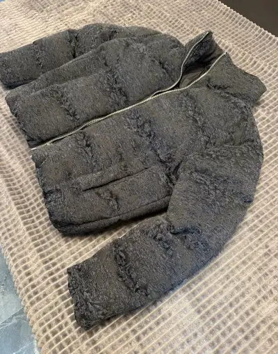 ZARA JACQUARD PUFFER JACKET