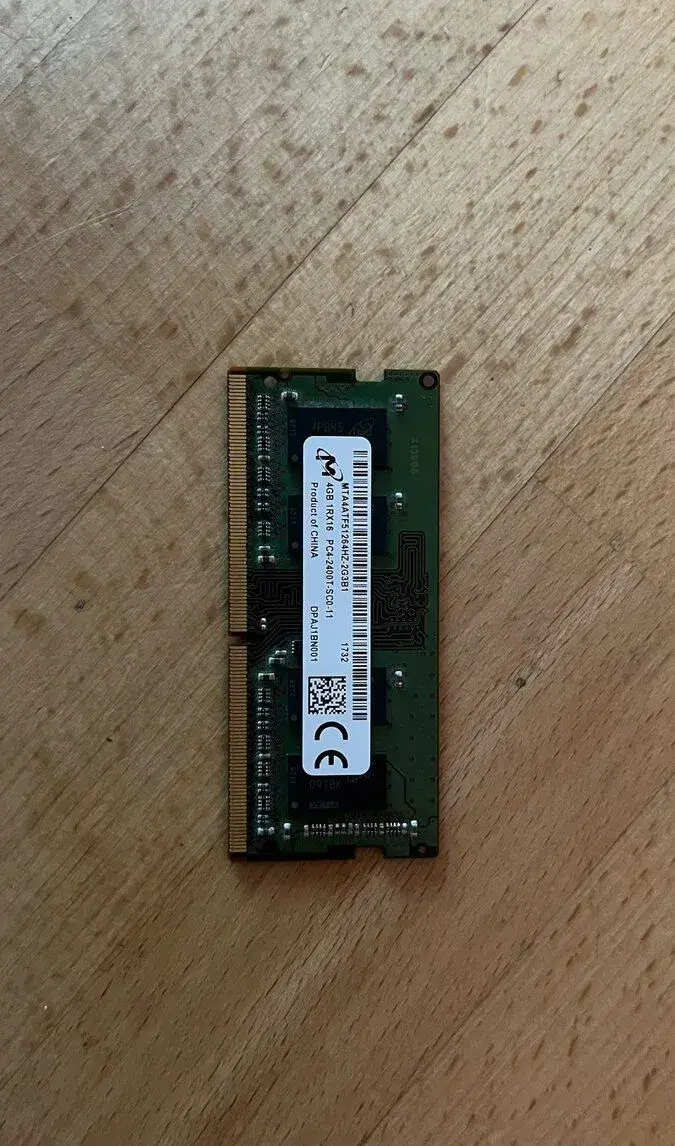 RAM DDR4 SO-DIMM 4GB 1Rx16 2400MHz