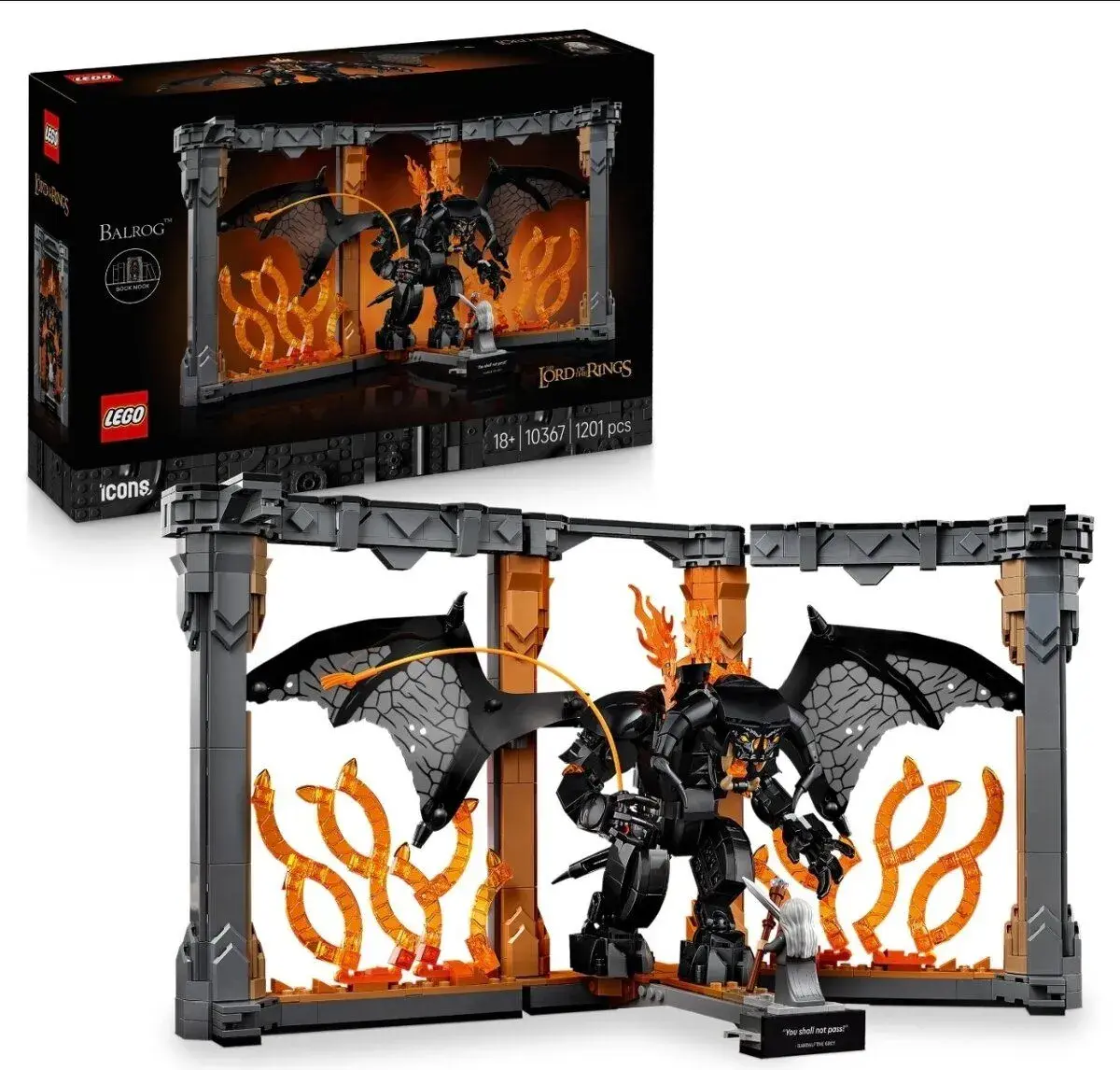 LEGO Icons 10367 Pán prsteňov – Balrog