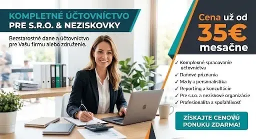 Kompletné účtovníctvo pre s.r.o.