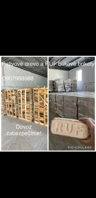 Palivové drevo Ruf bukové brikety