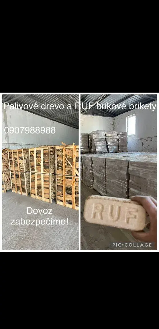 Palivové drevo Ruf bukové brikety