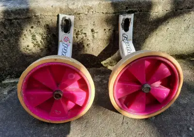 Detske pomocne kolieska na bicyklik Pinki