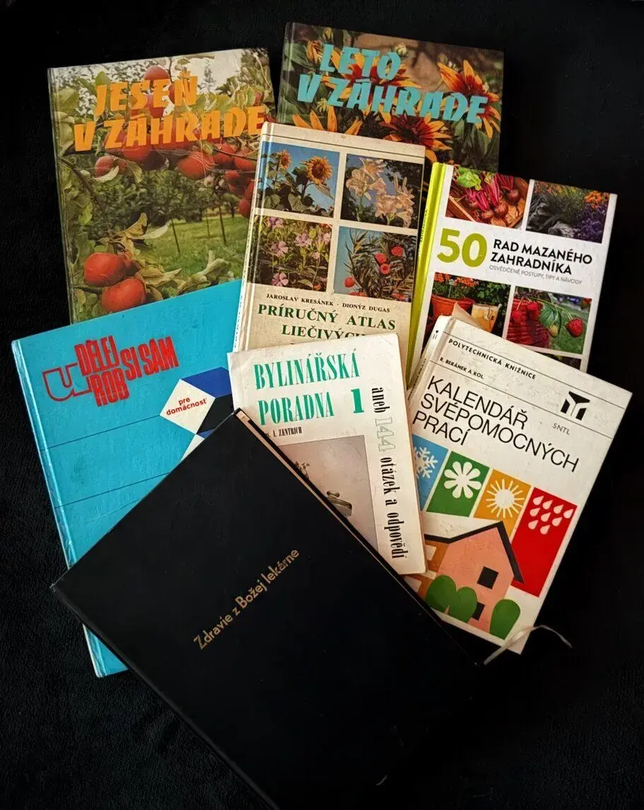 Veľký balík kníh pre záhradkára a kutila+samizdat