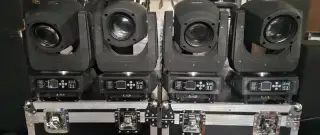 4x Moving Head 200w LED BSW