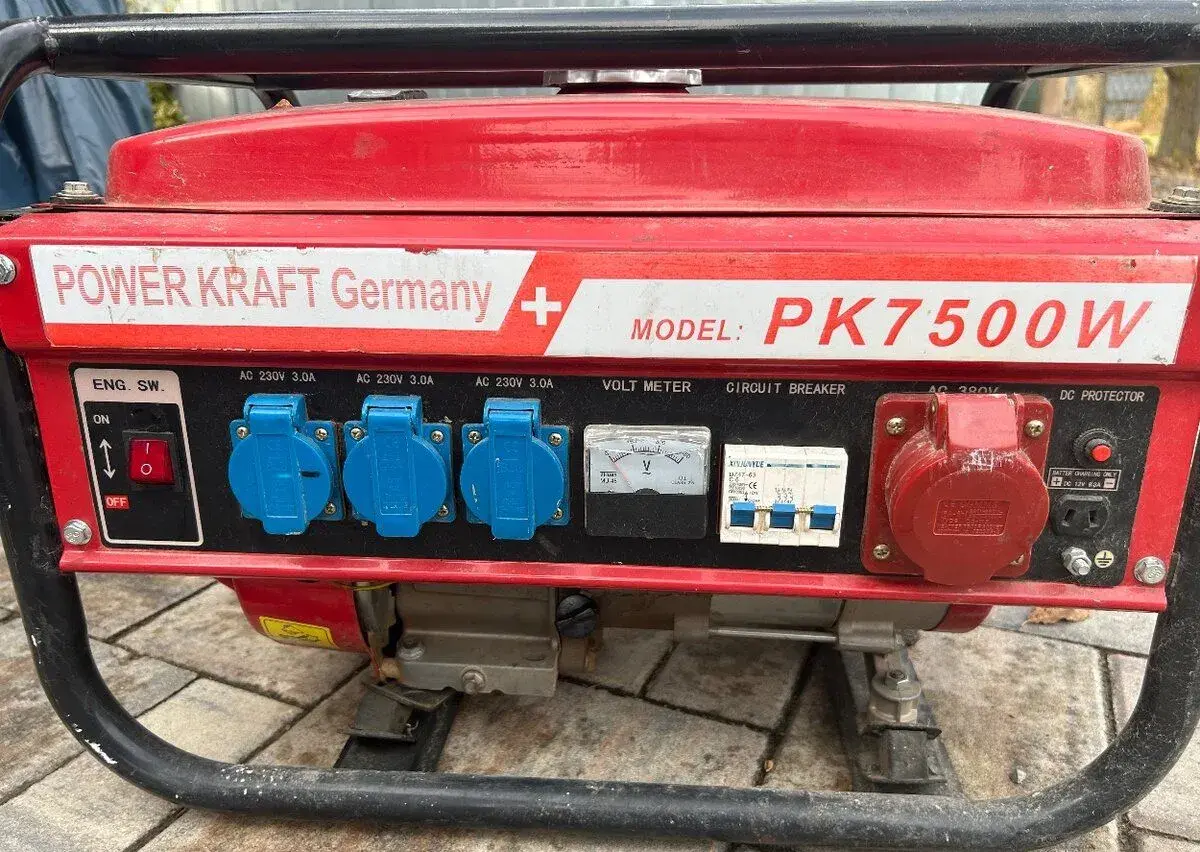 Benzínová elektrocentrála POWER KRAFT Germany PK7500W