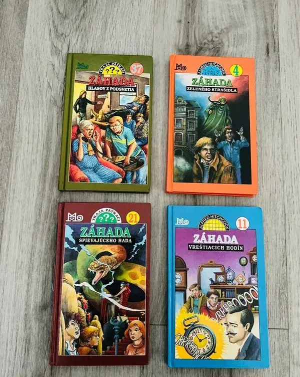 Záhada – 4 knihy zo série Traja pátrači