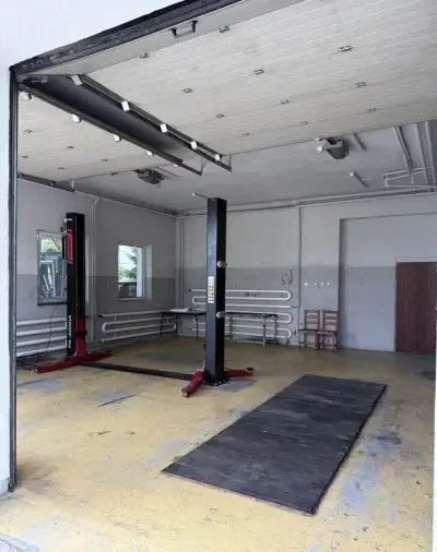 Na prenájom autodieľňu, garaž, pneusevis, detailing