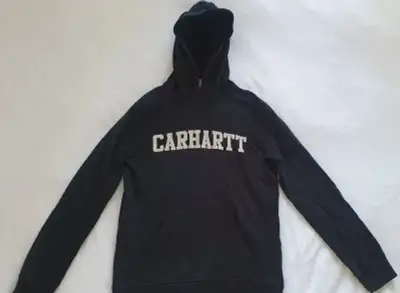 Čierna mikina s kapucňou Carhartt WIP (Hooded College Sweat)