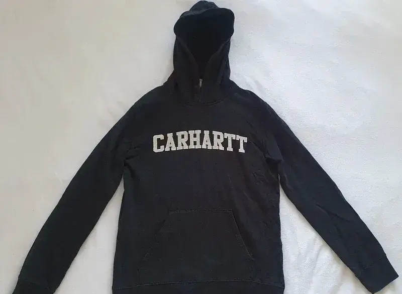Čierna mikina s kapucňou Carhartt WIP (Hooded College Sweat)