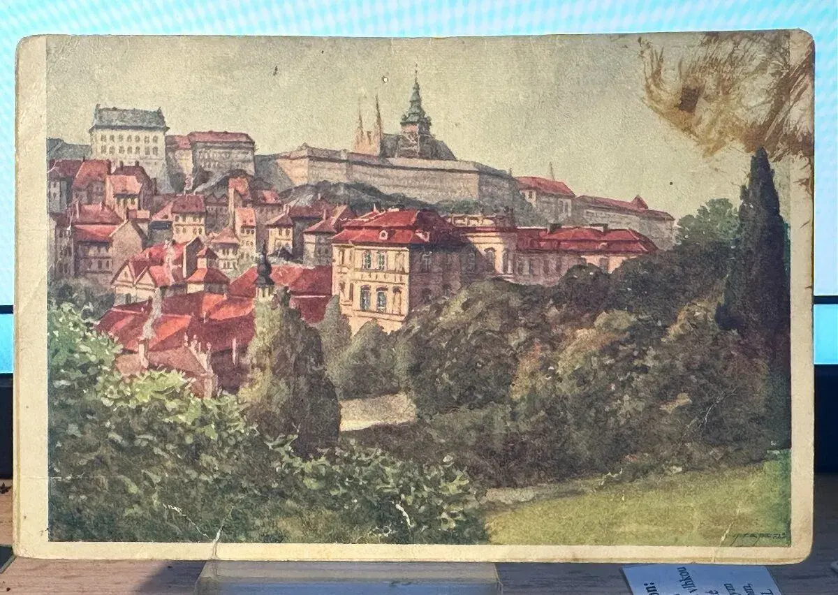 Staré PRAHA – Hradčany (Engelmüller) a Národné múzeum (1956)