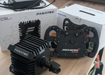 Fanatec CSL DD 8Nm / Fanatec McLaren GT3 / CSL Pedals 3pedal