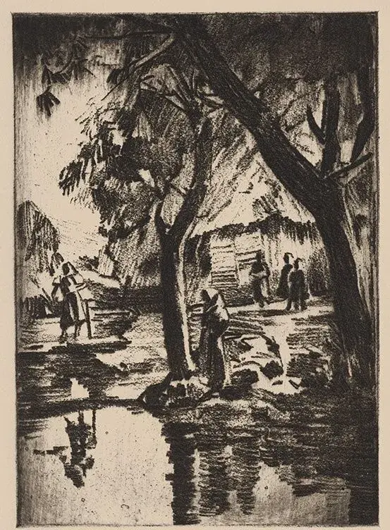 Viktor Hermély - Pri vode 1930-1940