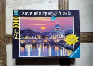 Puzzle Nočný Rím svietiace