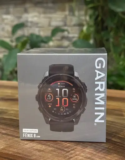 Garmin Fēnix 8 Solar Sapphire 47 mm -nerozbalené