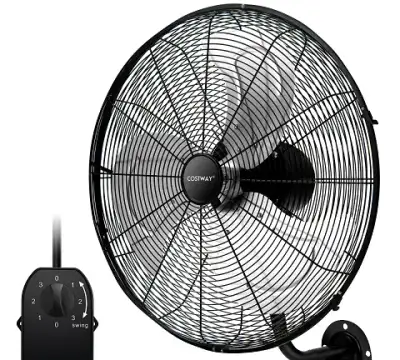 Ø56 cm nástenný ventilátor Oscilačný ventilátor pre sklad sk