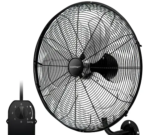 Ø56 cm nástenný ventilátor Oscilačný ventilátor pre sklad sk