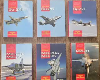 6ks leteckých odborných kníh - top stav - anglicky jazyk