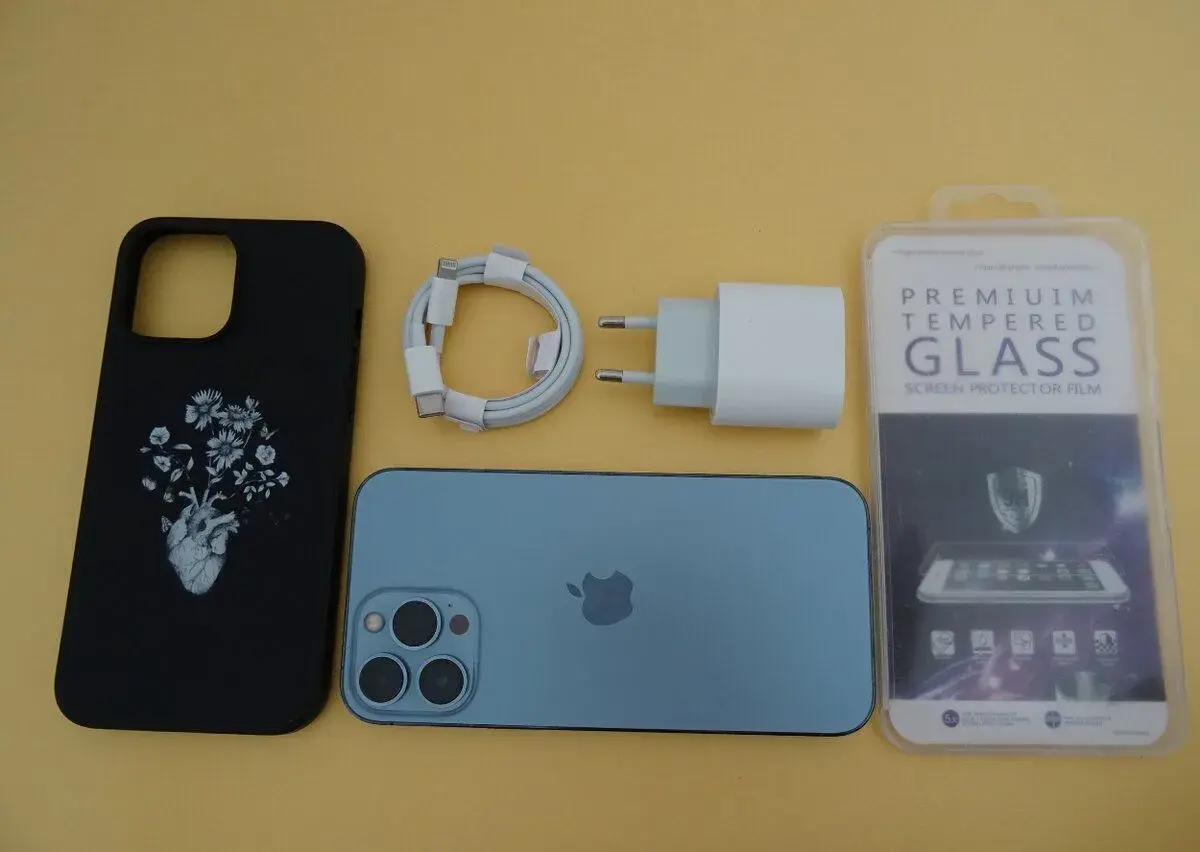 iPhone 13 PRO MAX 128GB BLUE - ZÁRUKA 1 ROK - 100% BATERIA