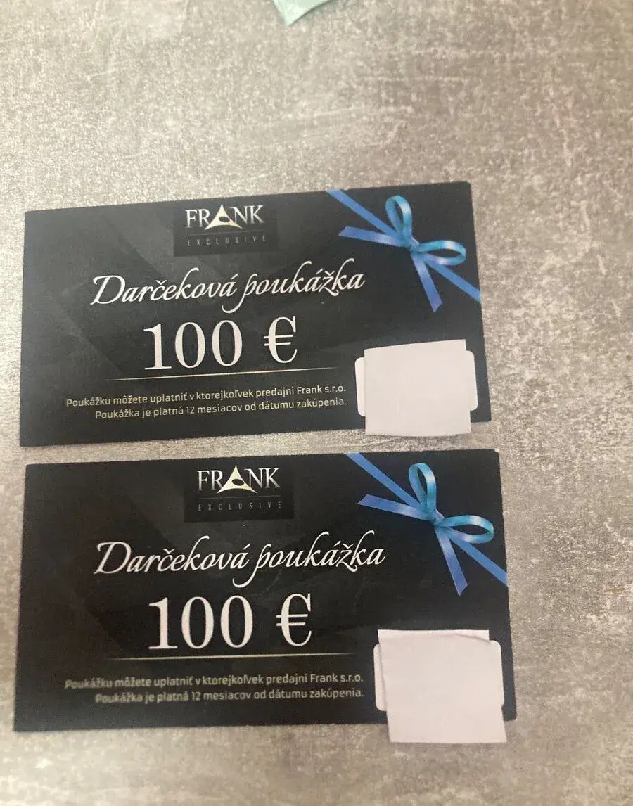 Darcekove poukazky