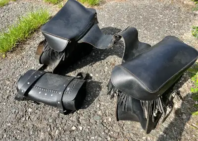 Kožene brašne na chopper