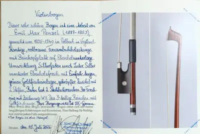 Emil Max PENZEL + certifikát