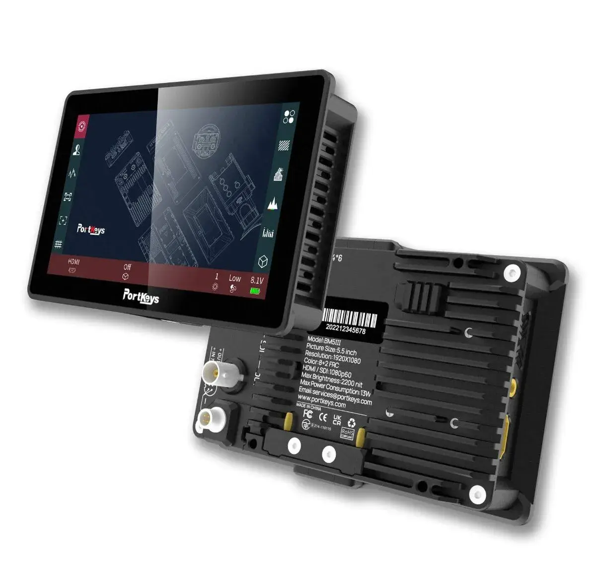 Profi monitor na kameru Portkeys BM5 III