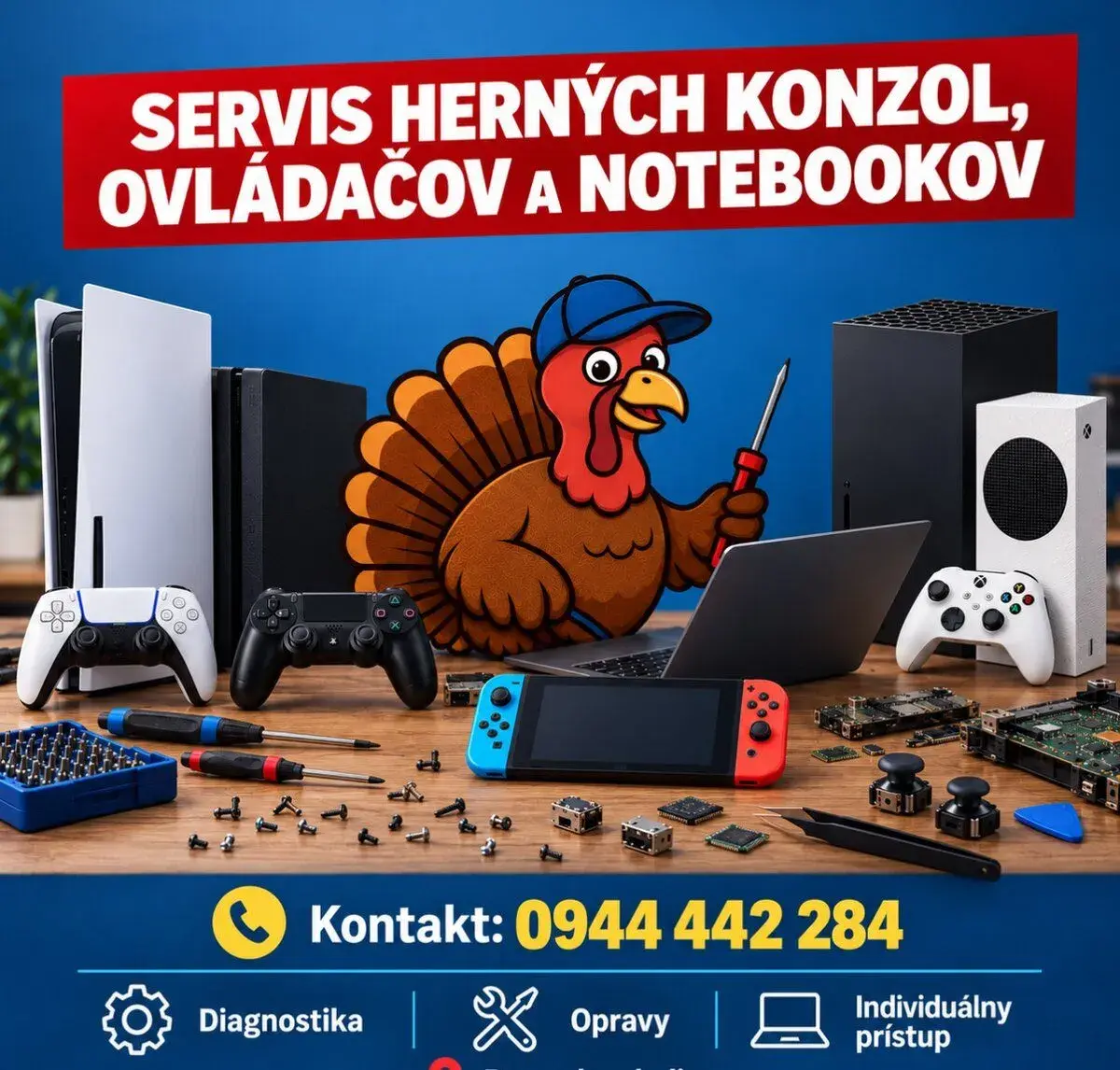 🔧 KrocanFix – Servis Hernej a Výpočtovej Techniky