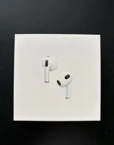 Apple AirPods 3. generácia – originál, bez nabíjacieho puzdr