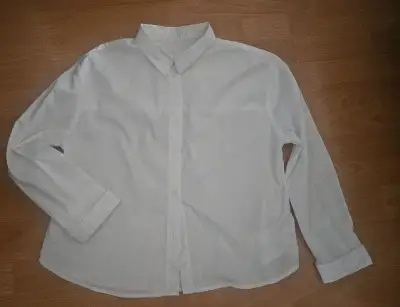 Biela bavlnená blúzka