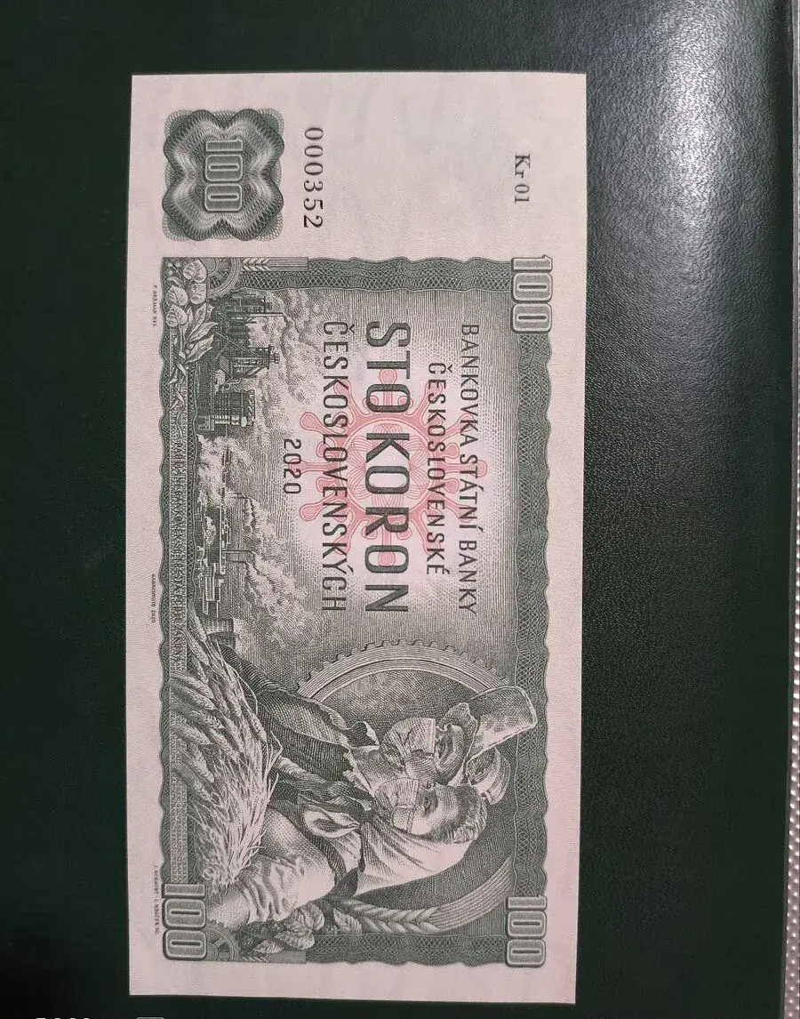 100 Koron gabrišovka UNC