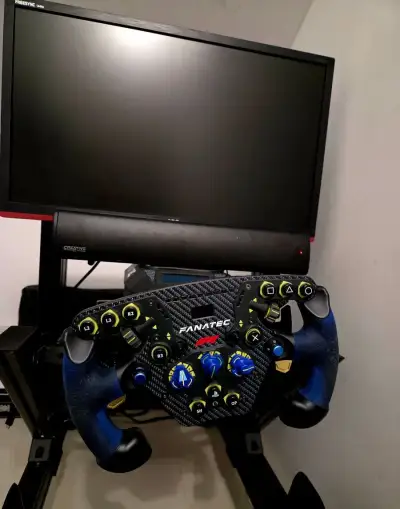 FANATEC pódium DD1 simxpro ps4/5, komplet kokpit, STAV