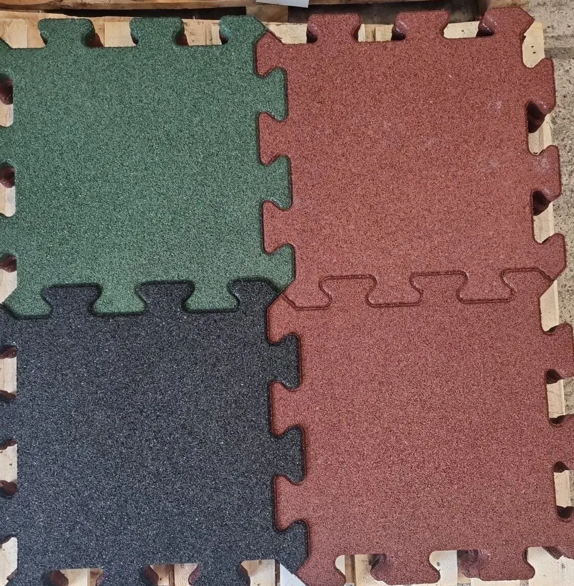 Gumená podlaha puzzle