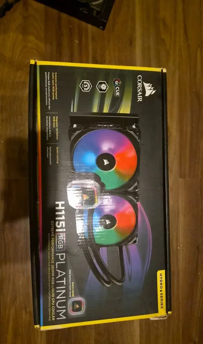 Vodné chladenie Corsair Hydro H115i RGB PLATINUM 280mm + LG