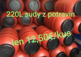 ✅certifikované potravinárske 220l plastové sudy ✅ibc
