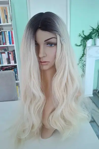 Blond parochňa + čiapka