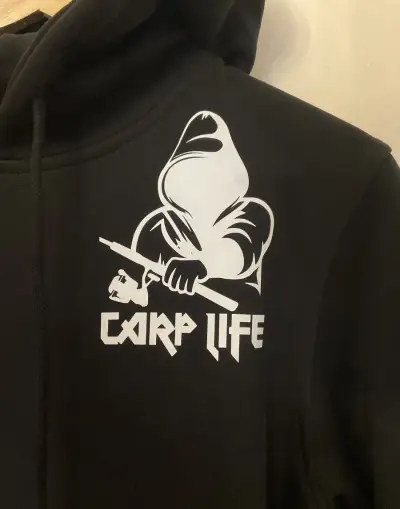 mikina s potlačou Carp Life