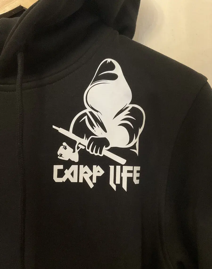mikina s potlačou Carp Life
