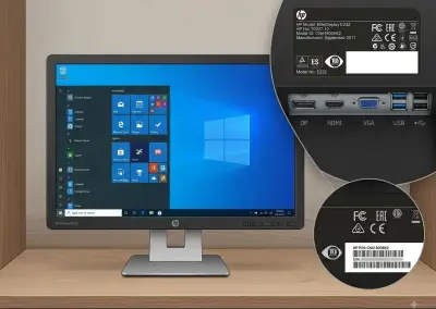 23" Full HD IPS monitor HP EliteDisplay E232