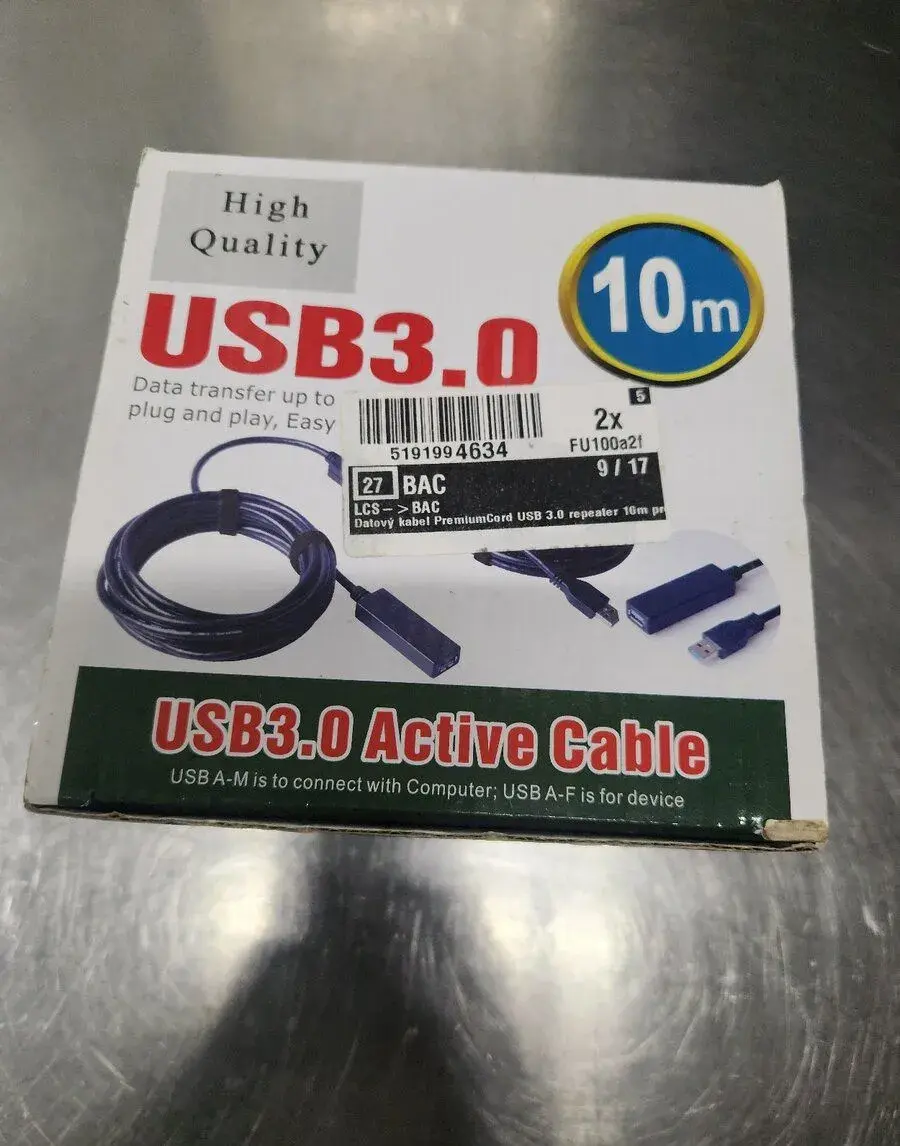 USB 3.0 aktívny predlžovací kábel 10 m – nový