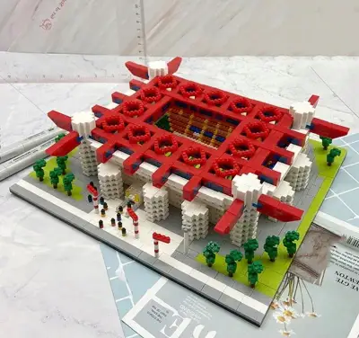 Futbalovy stadion San Siro-Milan 3987 ks stavebnica