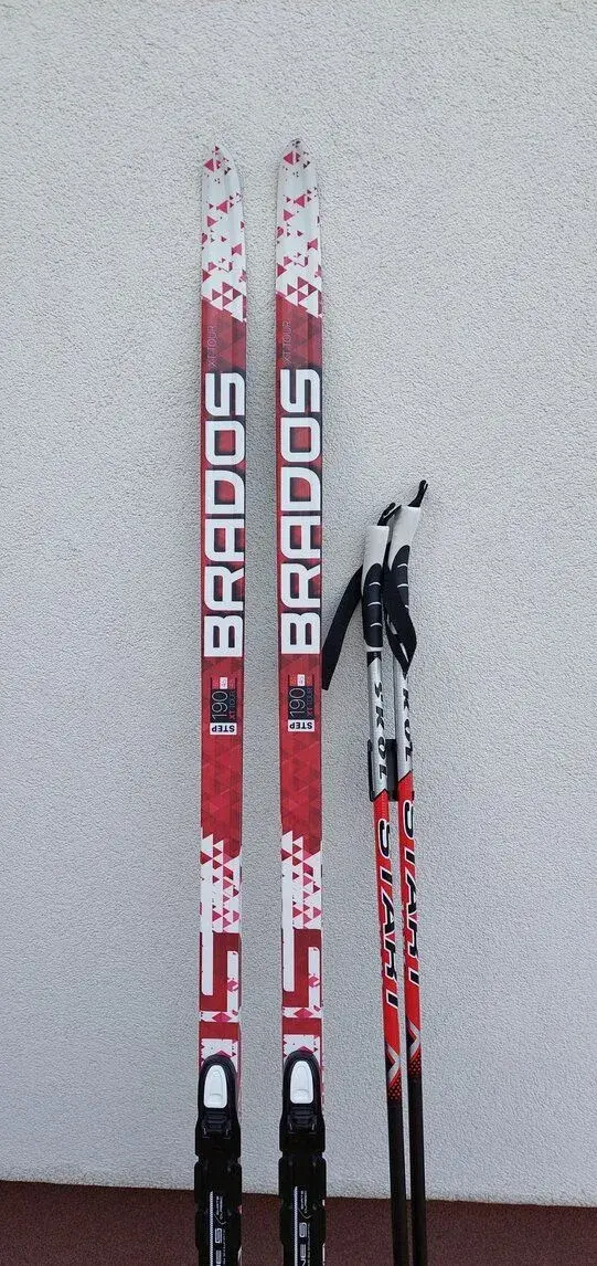 Nový bežkársky set X-RIDER bežky, viazanie, topánky, palice