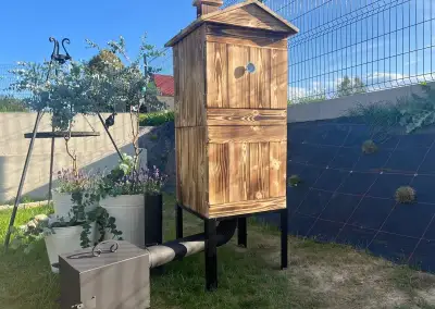 Drevená udiareň XXL 50x50x160cm - doručenie po Slovensku 15€
