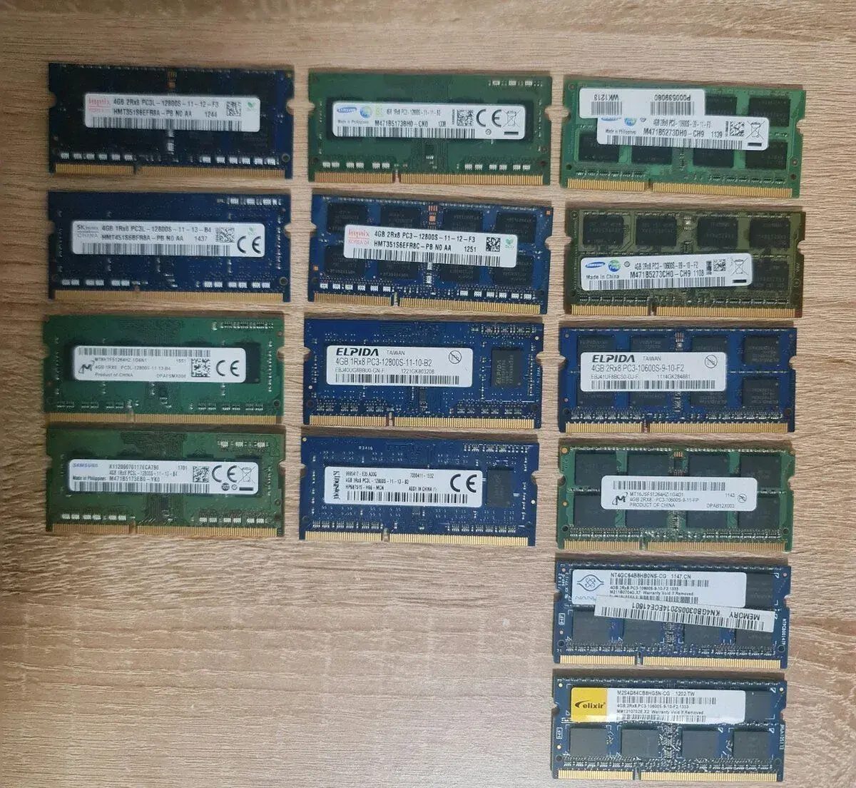 4GB DDR3/DDR3L Rôzne
