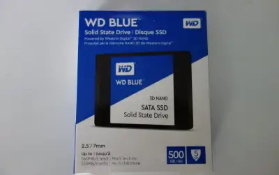 500GB SSD WD Blue 2.5" SATA