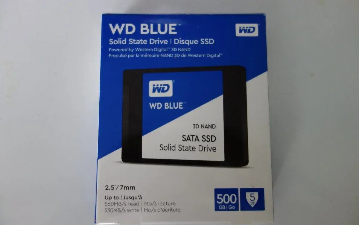 500GB SSD WD Blue 2.5" SATA