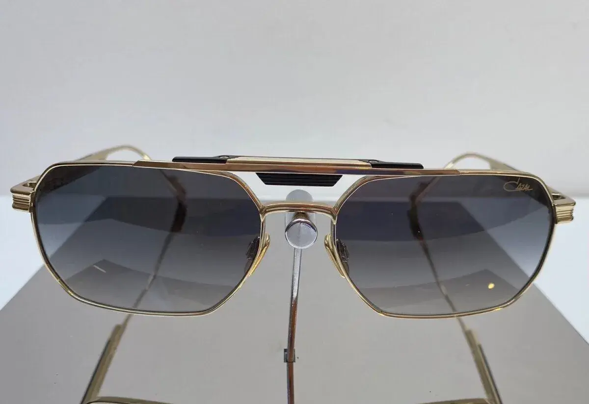 Cazal 757 003 slnečne okuliare Titanium Gold/Silver